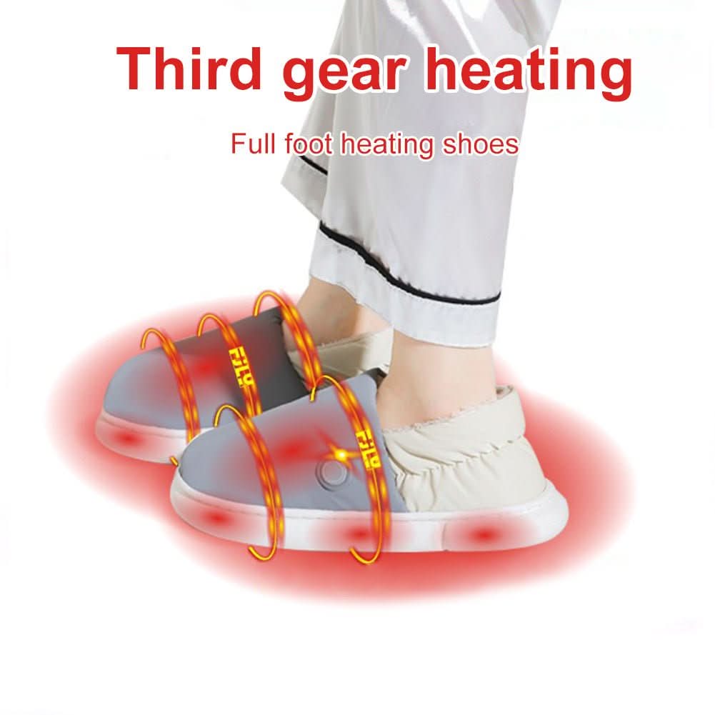 Pantofole riscaldate elettricamente ThermaStride — Fodera interna morbida e isolante, attivazione rapida del calore