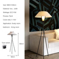 Aeris | Floor Lamp With Tripod Stand And Fabric Shade