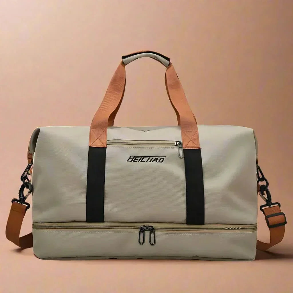 PulseFlex Pro Reisetasche — 46 x 25 x 28 cm Handgepäcktasche mit mehreren Fächern