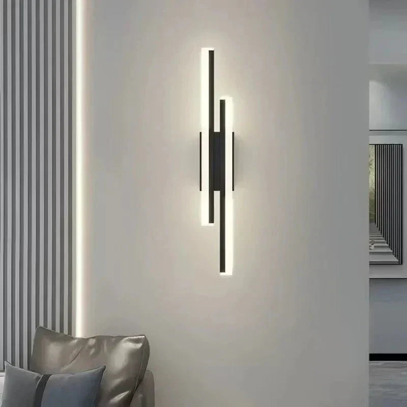 LumaArc modern LED-es fali lámpa – 50cm magas, 8cm széles, három színmóddal