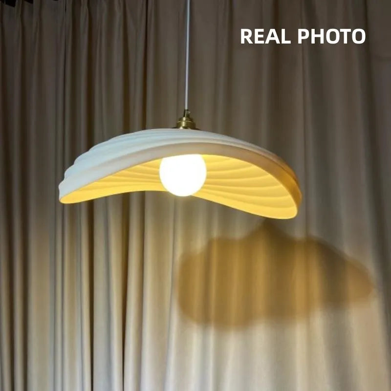 SylvaLumen Resin LED Pendant Light In Wabi Sabi Style Dimmable