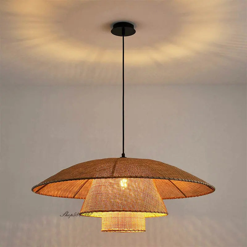 Kalena Rattan Pendant Light for Cozy Vintage Homes