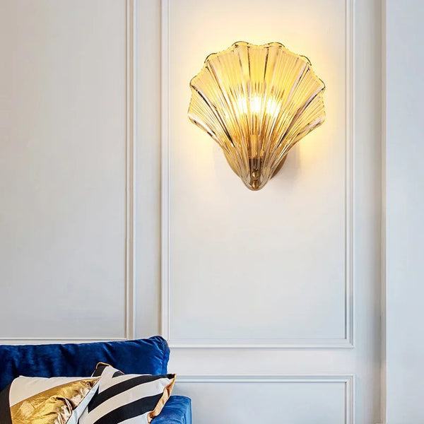 Art Nouveau Shell Wall Sconce | Ventumra