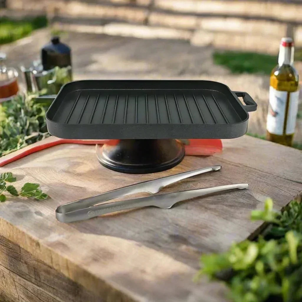 TrailForge Portable Mini Grill Plate Set — Outdoor Cooking Kit