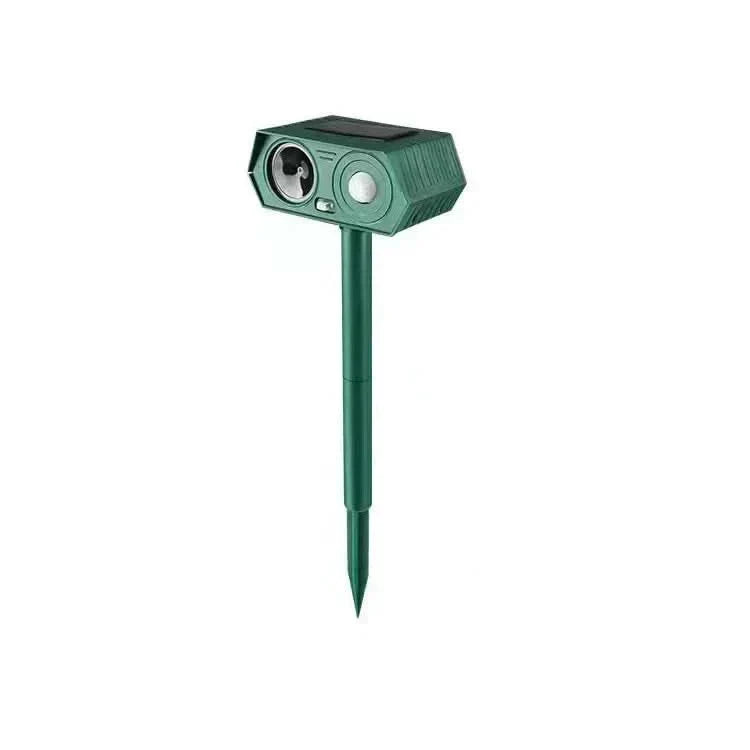 SonicGuard Ultrasonic Animal Repeller — 25 kHz Wave, Blue Flash Lamp
