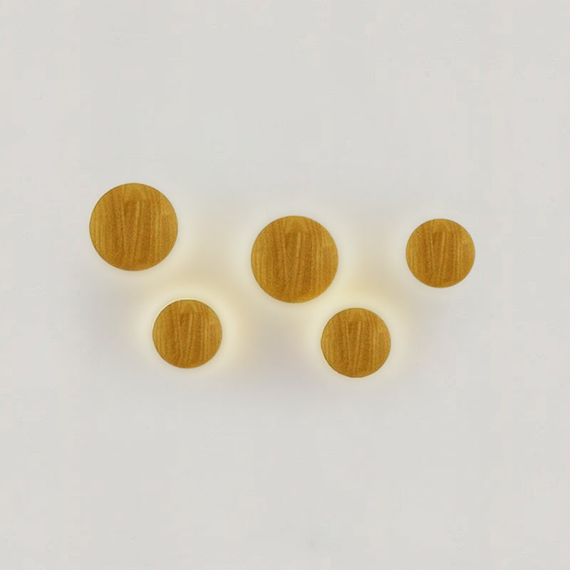Elora Oval Wooden LED Wall Lamp for Rooms and Hallways