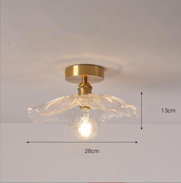 FloraGlass Nordic Flower Pendant Light for Living Rooms