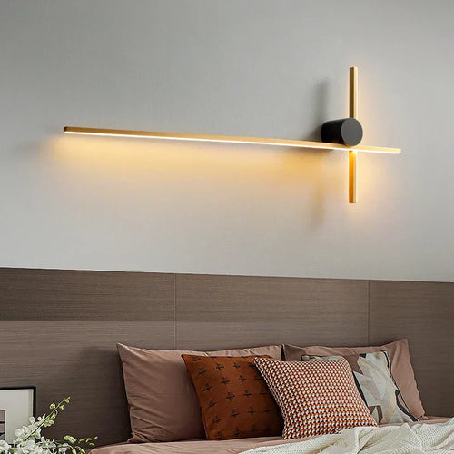 Asterlo Copper Wall Lamp Postmodern Geometric Shade