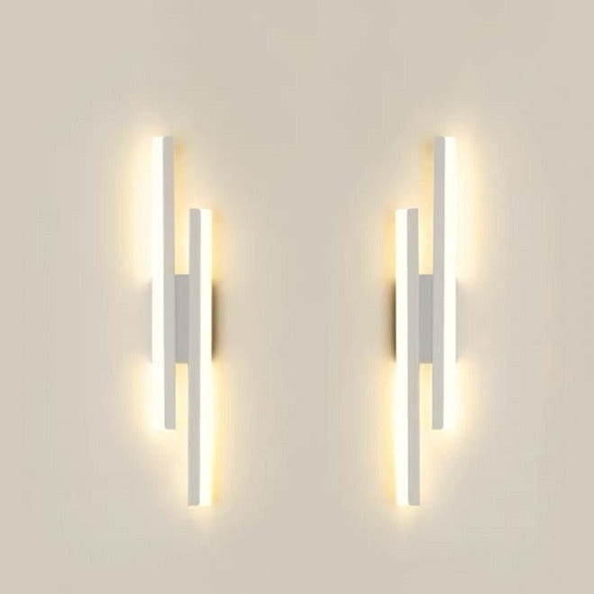 Stripe Pattern LED Wall Lamp for Hallways and Living Areas