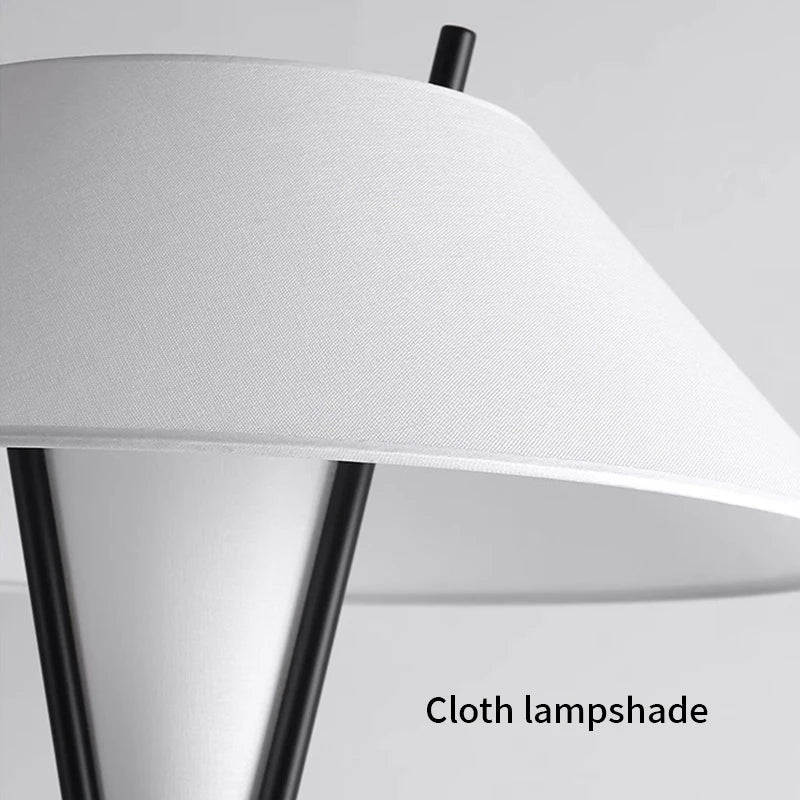 Aeris | Floor Lamp With Tripod Stand And Fabric Shade