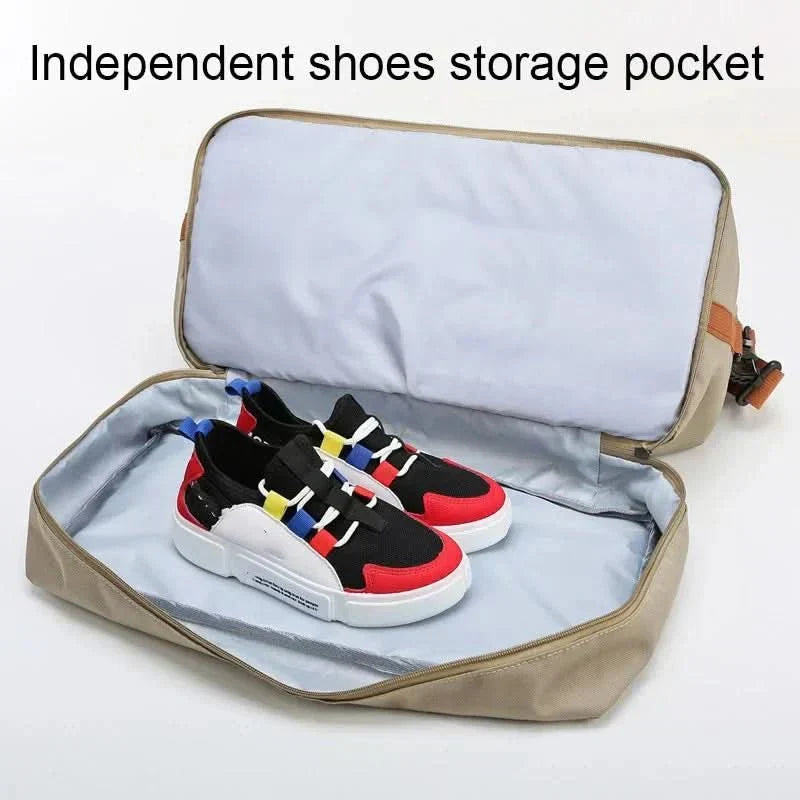 PulseFlex Pro Reisetasche — 46 x 25 x 28 cm Handgepäcktasche mit mehreren Fächern