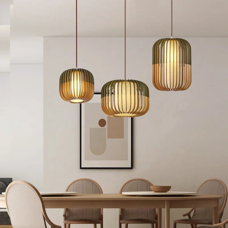 Astra Bird-Cage Pendant Lights in Modern Rustic Style