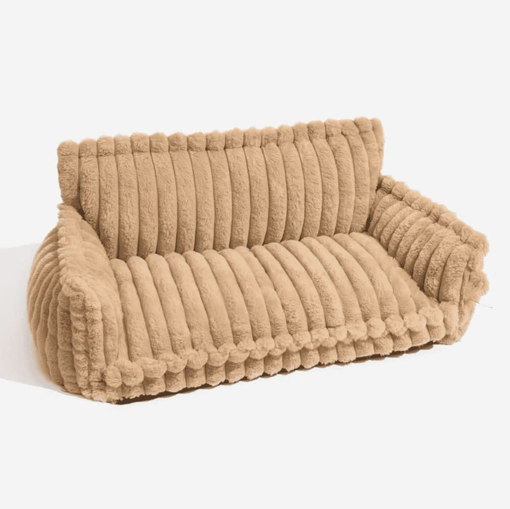 Cozy Dream orthopädisches Hundekissen – integrierte Nackenstütze, flauschige Komfortoberfläche