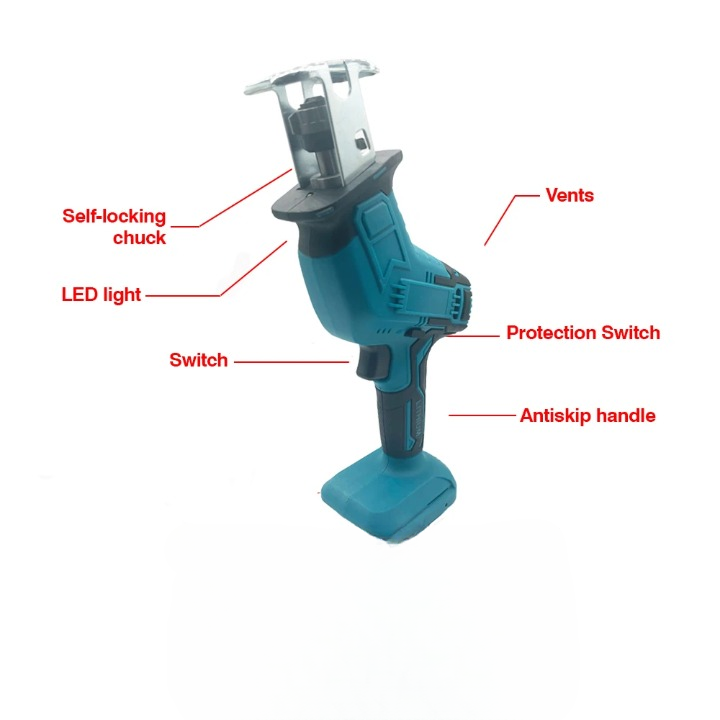 Cordless Electric Reciprocating Saw for Wood & Metal Cutting – PowerCut | ventumra