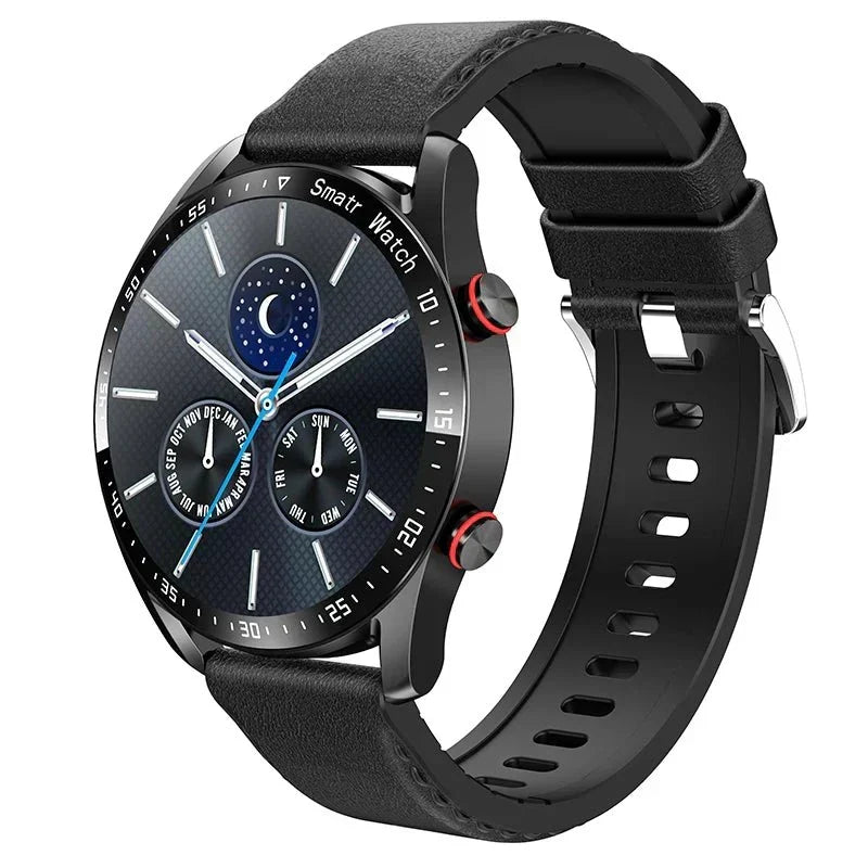 PulseNova Premium Men's Smartwatch — ECG Monitor, PPG Sensor, Call Function