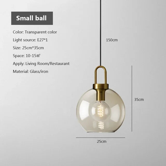 AstraLume Smoke Glass Pendant Light for Modern Spaces
