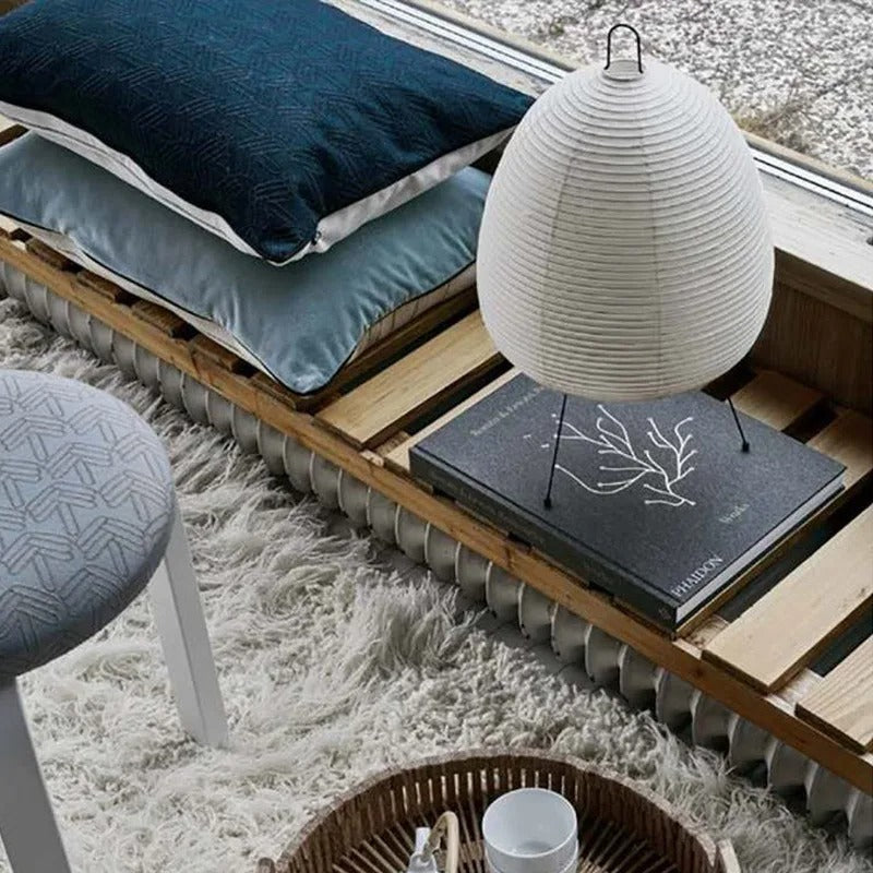 Azuri Rice Paper Table Lamp With Gentle Ambient Glow