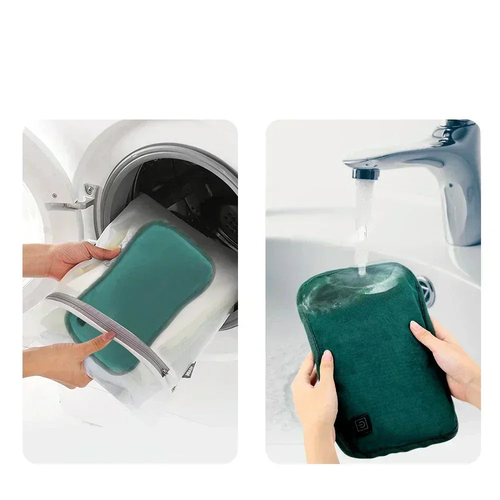 USB-Rechargeable Heating Pad — 3 Heat Settings, Auto Shut-Off