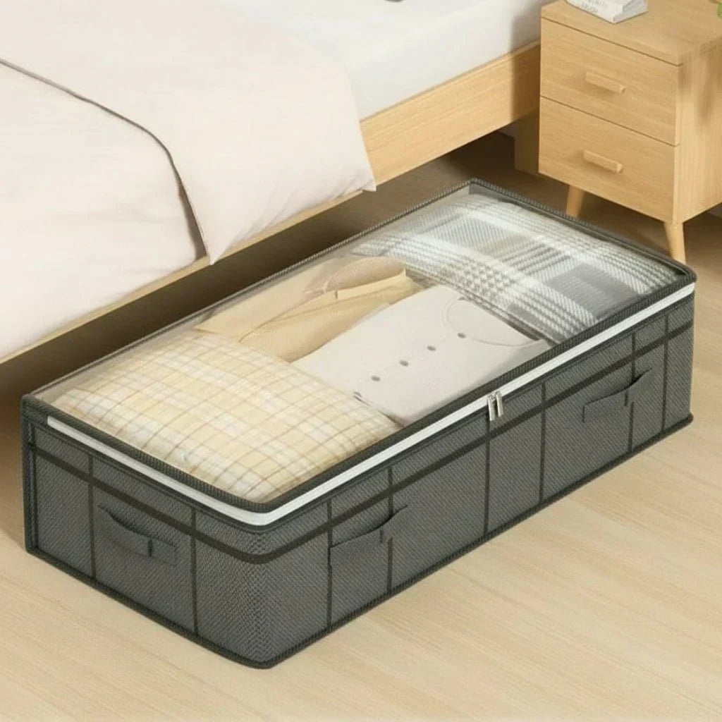 SpaceNest Large Capacity Underbed Storage Bag — Foldable Design
