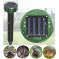 SonicGuard Ultrasonic Animal Repeller — 25 kHz Wave, Blue Flash Lamp