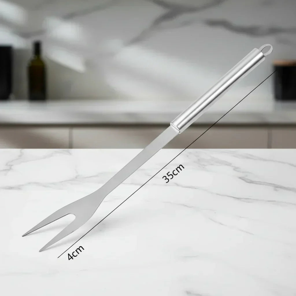 BlazeChef Elite Grillbesteck-Set aus Edelstahl — langlebige Grillutensilien