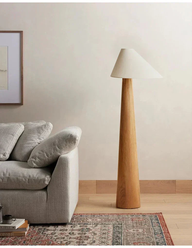 Kitsune Oak Floor Lamp In Timeless Japanese Japandi Style