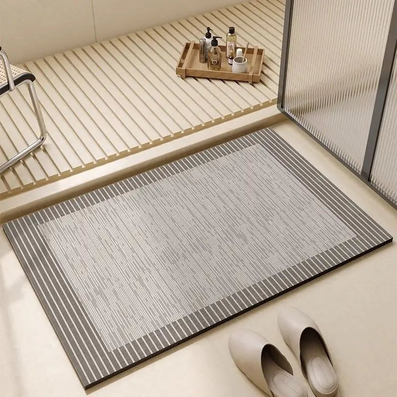 AquaNest Non-Slip Bath Mat — Fast Water Absorption Design