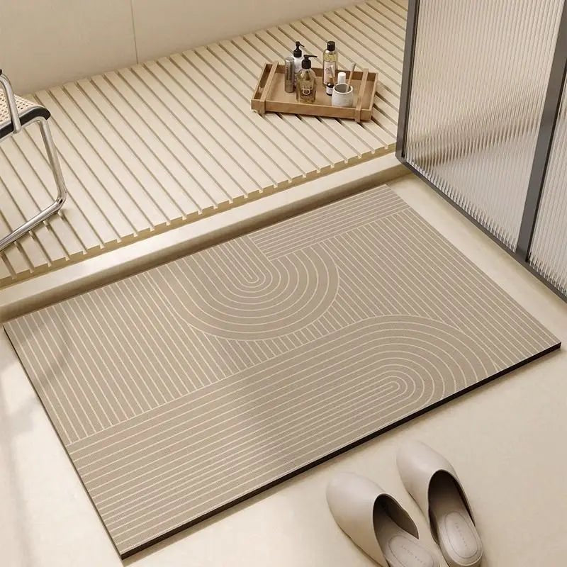 AquaNest Non-Slip Bath Mat — Fast Water Absorption Design