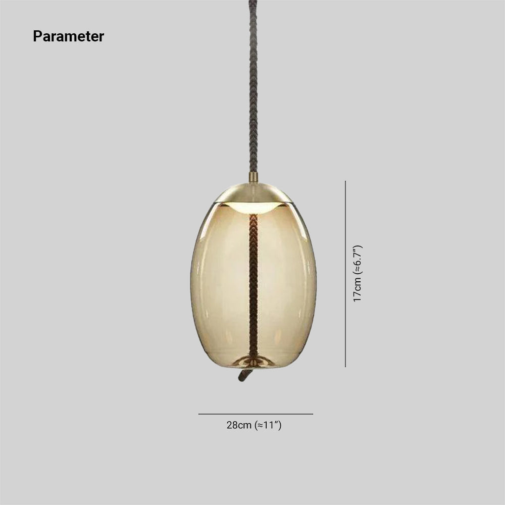 Valentina Nordic LED Pendant Light, Decorative Glass | ventumra