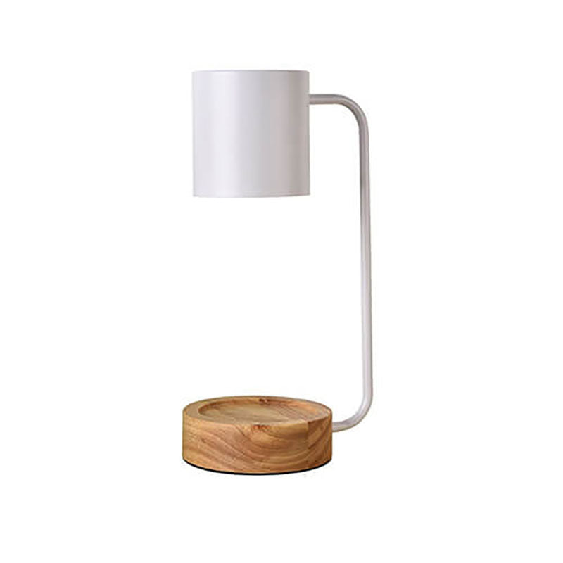 Lampa stołowa z drewnianą podstawą Akari | Ventumra
