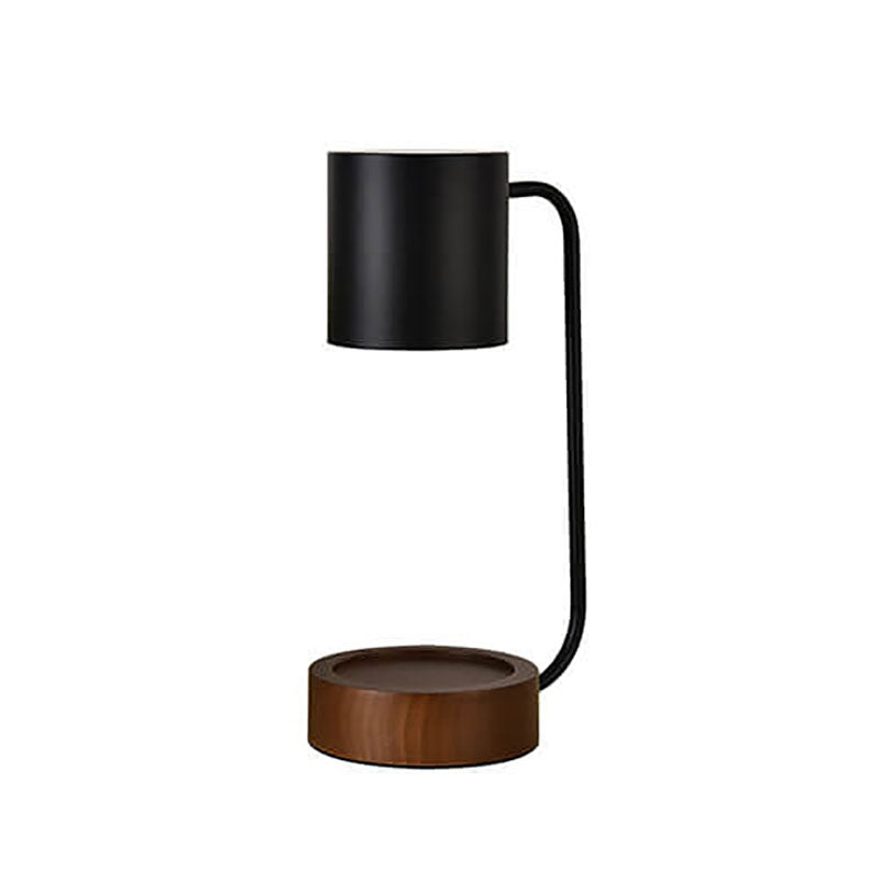 Lampa stołowa z drewnianą podstawą Akari | Ventumra