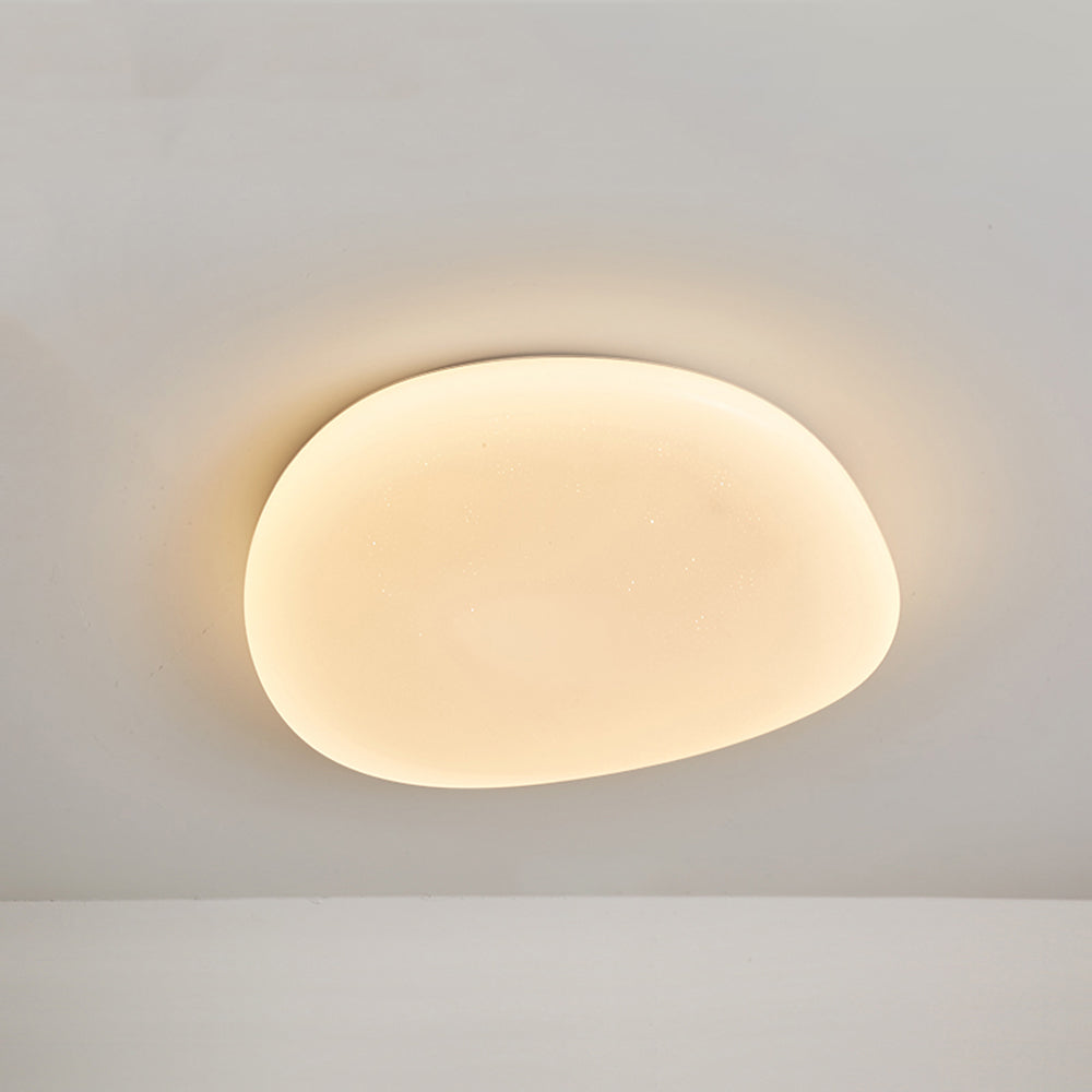 Sayu Flush Mount Ceiling Light, Pebbles Shape | ventumra
