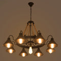 Epoch Vintage Industrial Rope Chandelier  Living Room | ventumra