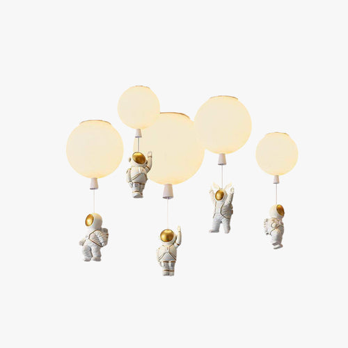 Aria Astronaut Balloon Flush Mount Ceiling Light, L 20/25/30/35cm - Neutralighting