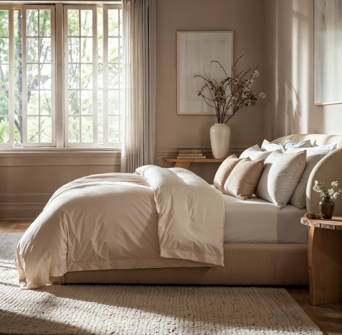 AuroraLux Premium 1000 Thread Count Cotton Bed Linen