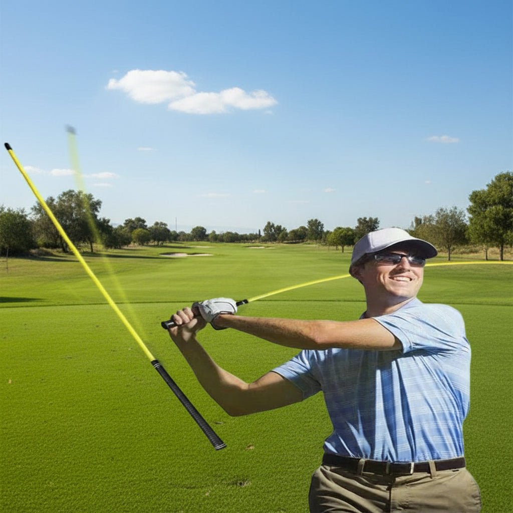 Treinador compacto de swing de golfe Swing Master Pro — Feedback sobre o alinhamento da pega e a postura
