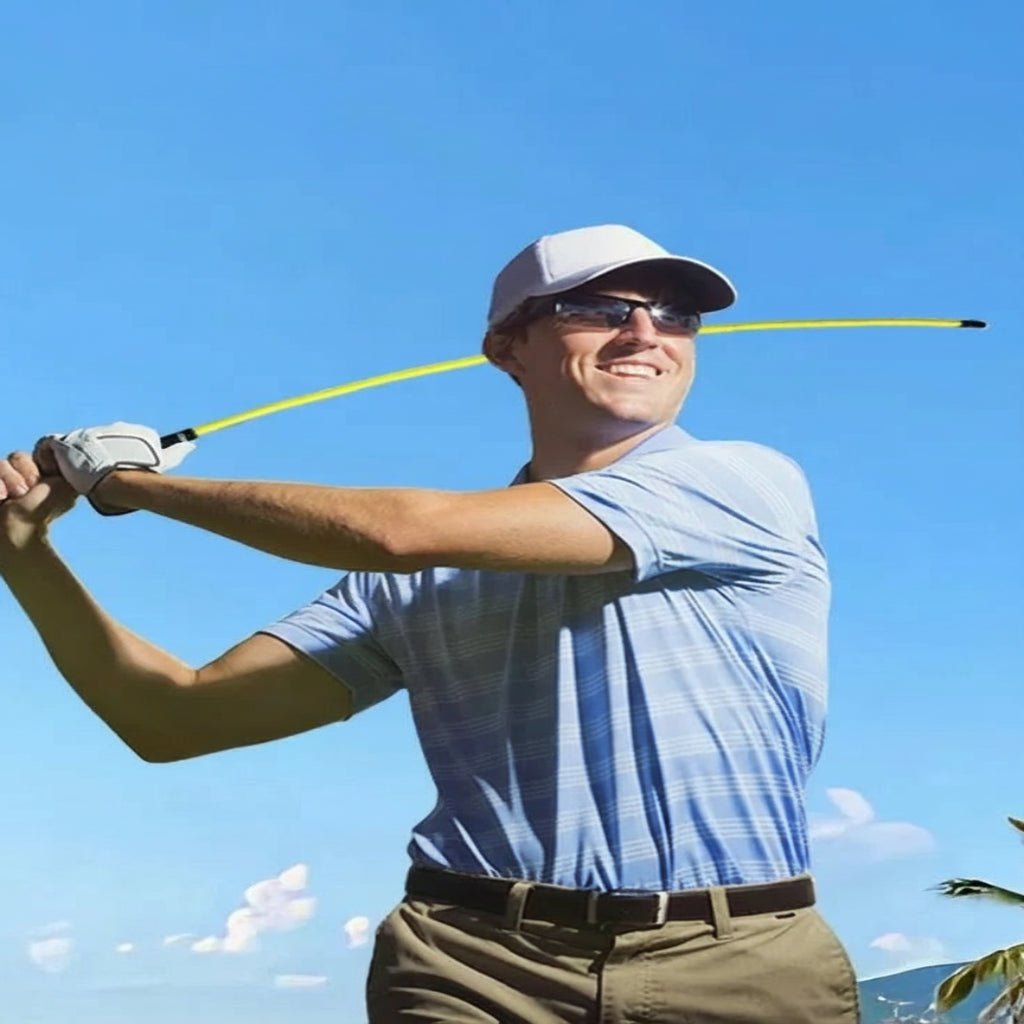 Treinador compacto de swing de golfe Swing Master Pro — Feedback sobre o alinhamento da pega e a postura