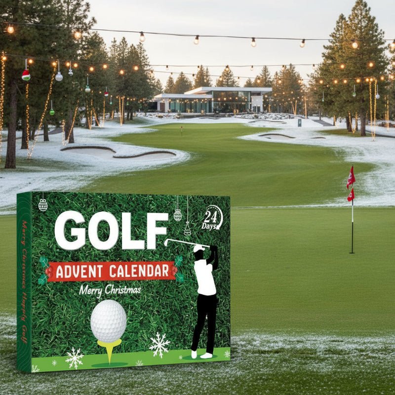 Calendario dell'Avvento da golf GreenGrove 2025 — Set di accessori a tema per 24 giorni