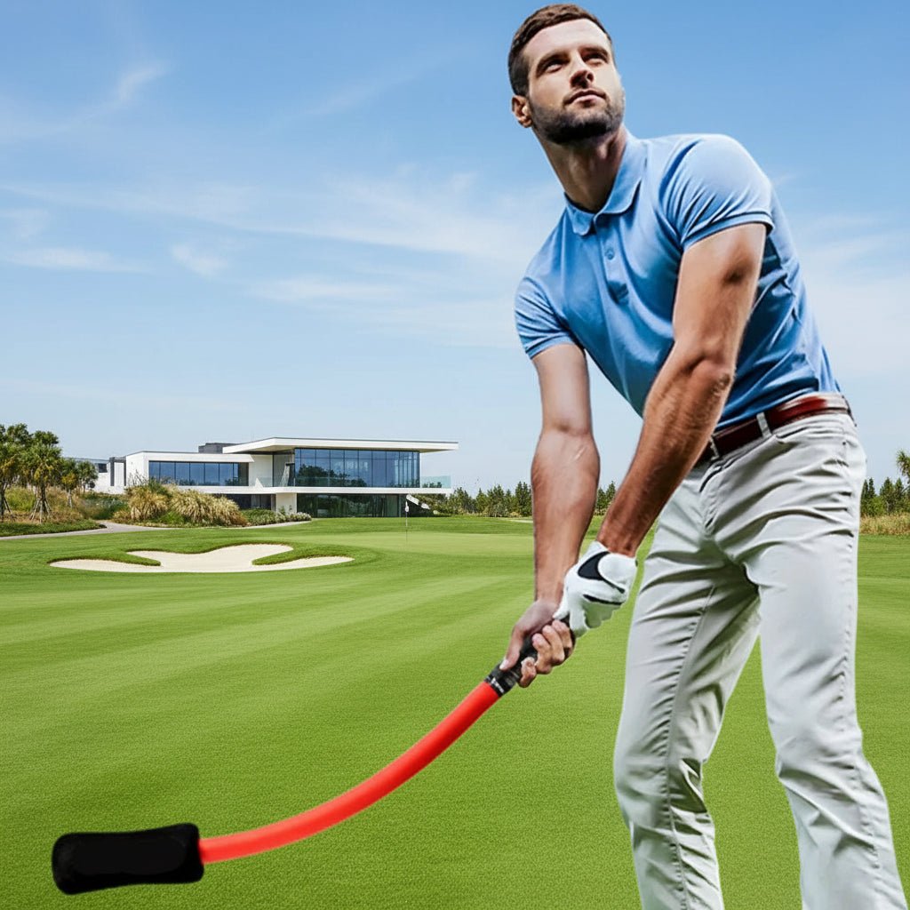 FlexSwing Foam Golf Swing Trainer — Lightweight Practice Club, Flexible Design