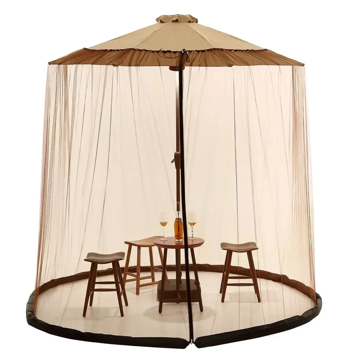 LumaGuard Mosquito Net Up To 4 Meters — Zip Closure, Hidden Track Mount