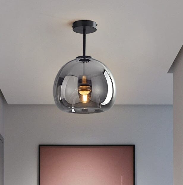 CelestiaNova Glass Globe Wall Lamp For Living Room