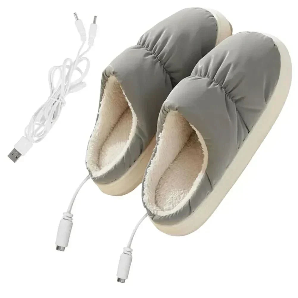 Pantofole riscaldate elettricamente ThermaStride — Fodera interna morbida e isolante, attivazione rapida del calore