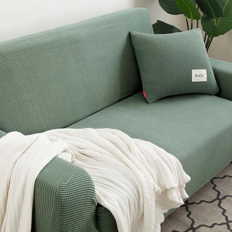 Rivestimento elegante ed elasticizzato per divano CozyGuard — Idrorepellente, vestibilità aderente su tutto il perimetro