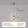 Aurelia Copper Glass LED Deluxe Pendant Light Fixture