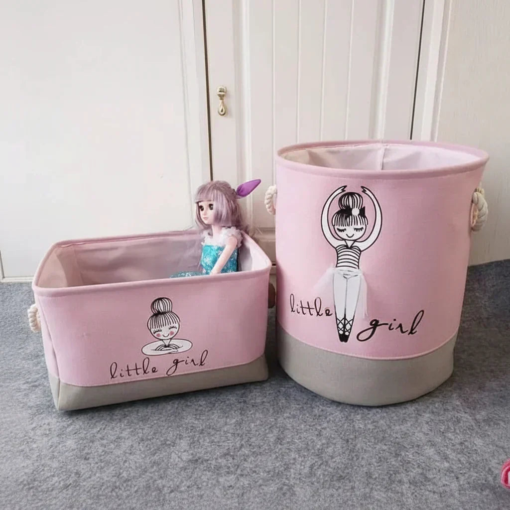 NestFold Foldable Storage Basket — Integrated Carrying Grips