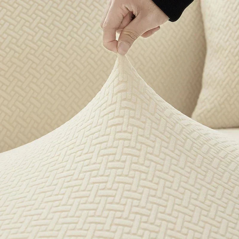 CalmFit Stretch Sofa Cover — Fully Elastic, Secure Grip Fit