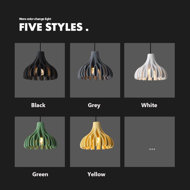 NovaLume Resin Pendant Light With Adjustable Length And Soft LED Lighting