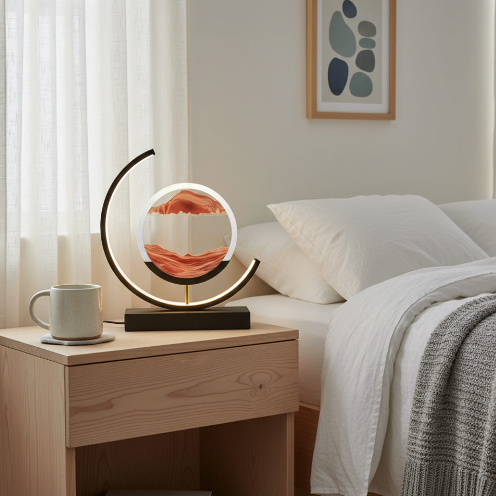 Sands of Time LED Table Lamp With Soft Ambient Glow | Ventumra