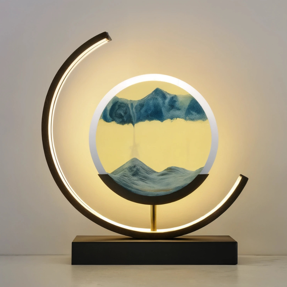 Sands of Time LED Table Lamp With Soft Ambient Glow | Ventumra