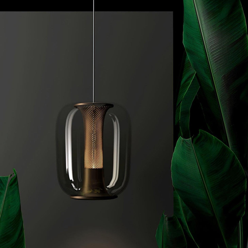 Aurea Glass Pendant Lights For Living Rooms With Soft Warm Glow